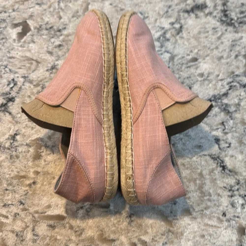 OluKai Kaula Pa’a Kapa Espadrille Slip On Shoes Pink Women’s Size 8.5